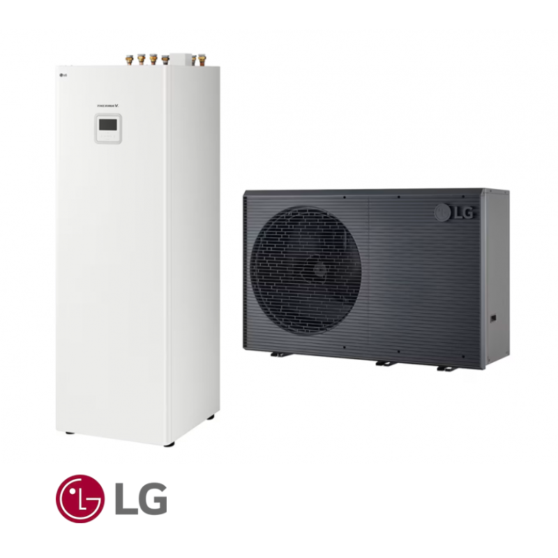 Термопомпа LG Monobloc Integrated Water Tank HM143HF.UB60 / HN1639HY.NK0