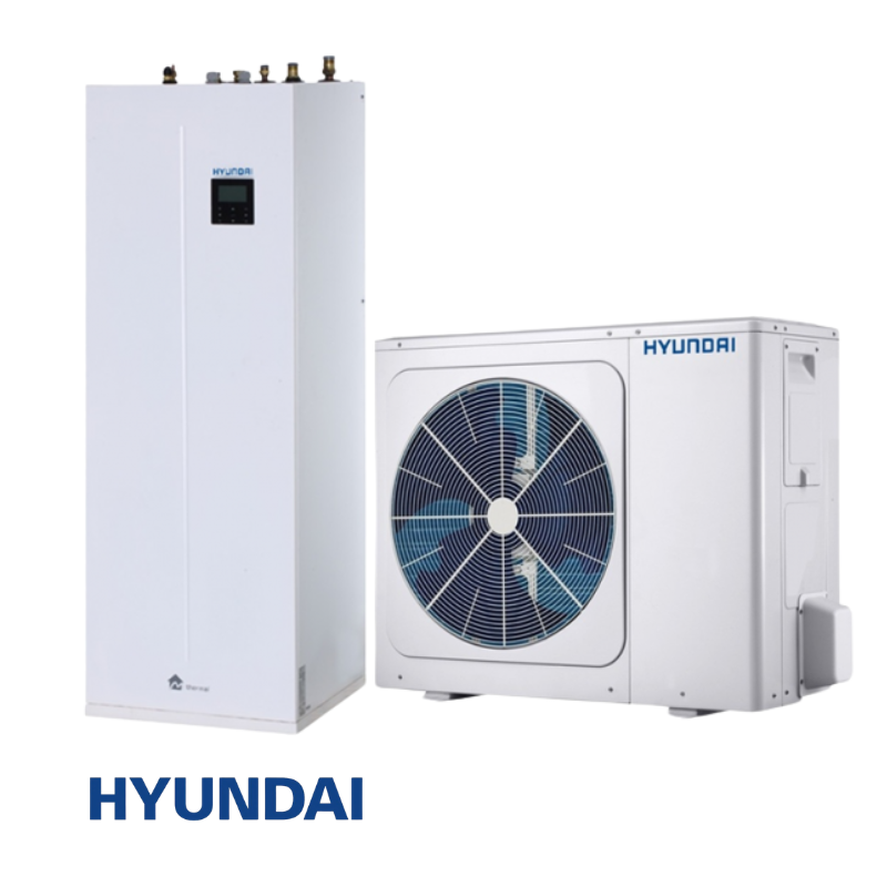 Термопомпа HYUNDAI Split With Integrated Tank HYHA-V12W/D2N8 / HYHB-A160/240CD30GN8