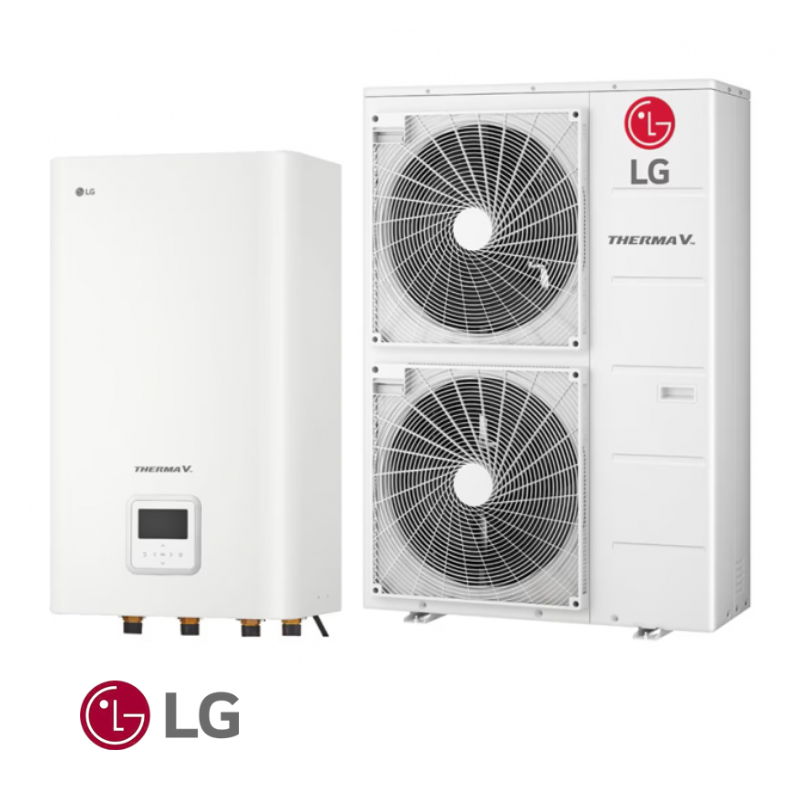 Термопомпа LG Hydrosplit HU121MRB.U30 / HN1600MC.NK1