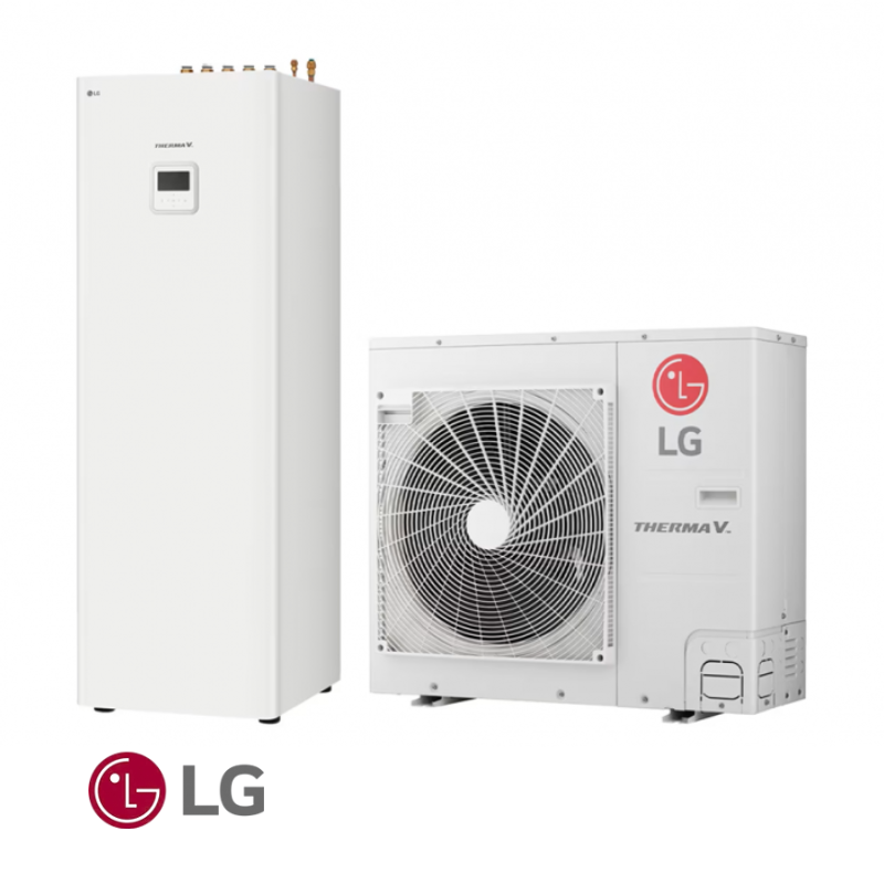 Термопомпа LG Split Integrated Water Tank HU051MR.U44 / HN0913T.NK0