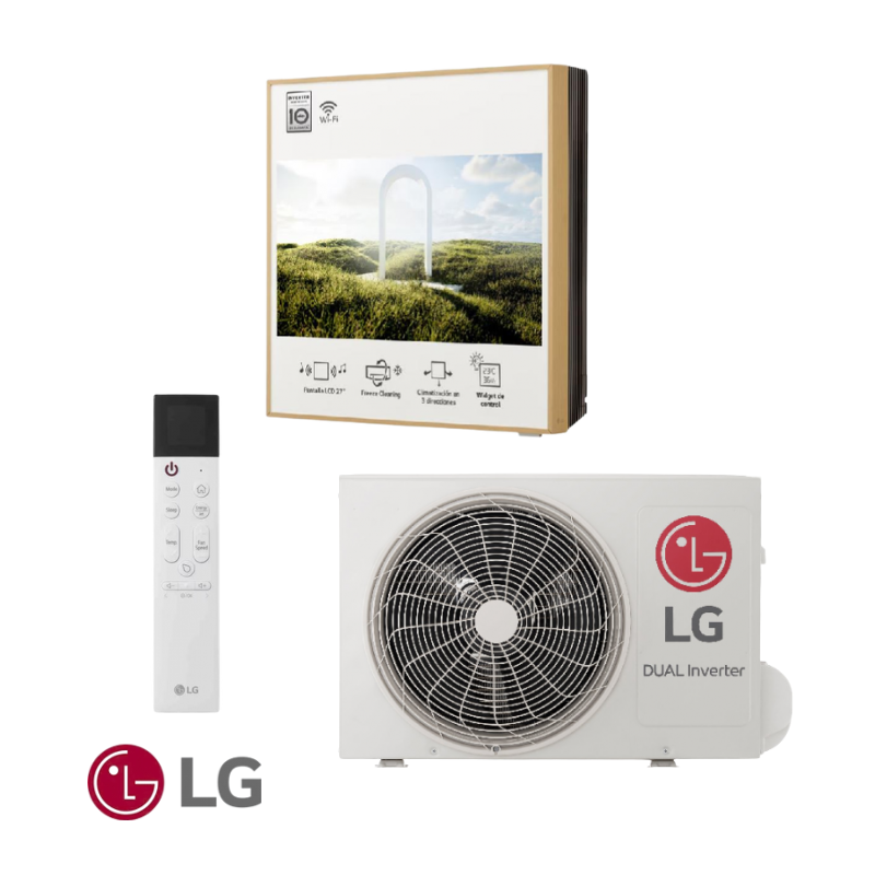 Инверторен климатик LG A09GA2U/A09GA2N.EEU Gallery LCD Premium