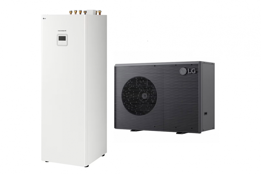 Термопомпа LG Monobloc Integrated Water Tank HM073HF.UB40 / HN1639HY.NK0