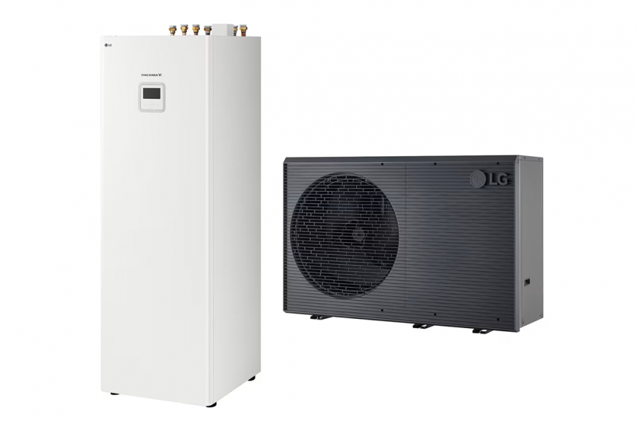 Термопомпа LG Monobloc Integrated Water Tank HM161HF.UB60 / HN1616HY.NK0