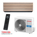 Инверторен климатик Toshiba Super Daiseikai 10 WOOD RAS-B10S4KVDG-E / RAS-10S4AVPG-E