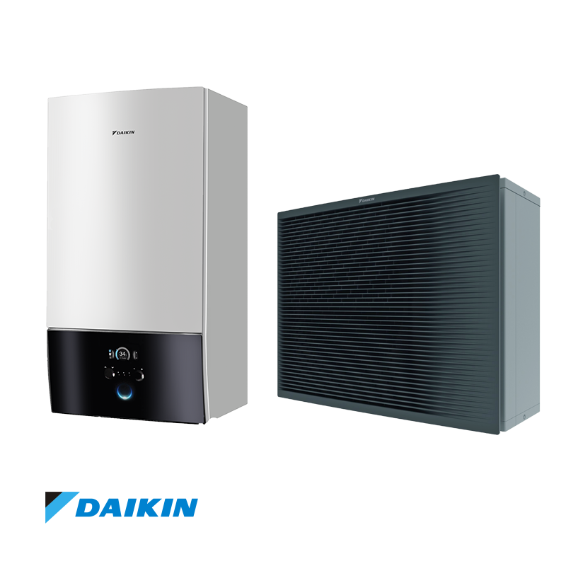 Високотемпературна термопомпа Daikin Altherma ETBX16E9W + EPRA16DW1 - трифазен